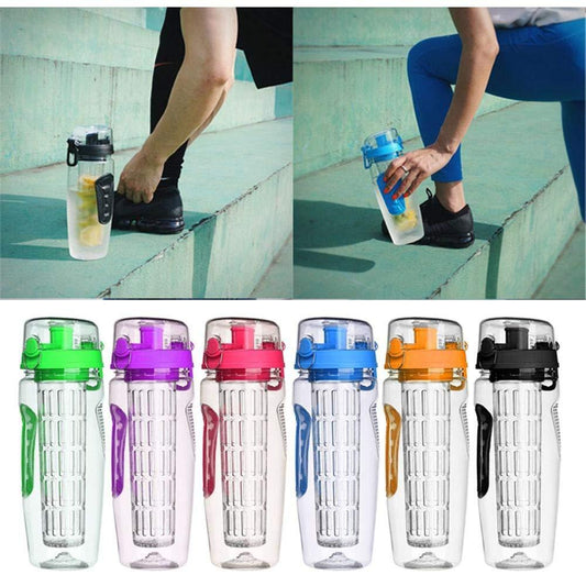1000ml Water Fruit Bottle BPA Free Juice Shaker Drink Bottle Of Water