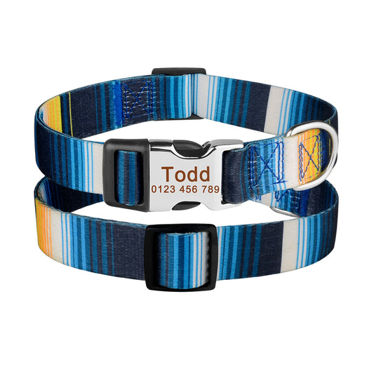 Forest Pattern Polyester Cotton Printed Collar