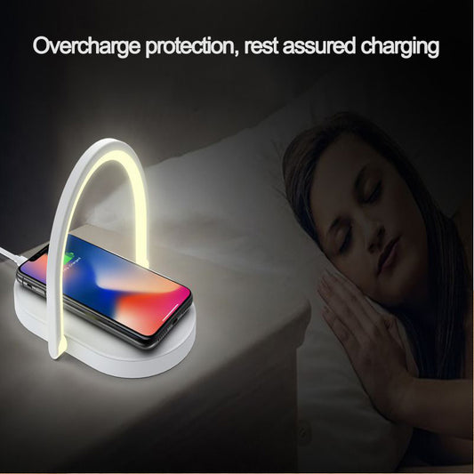 3 In 1 Foldable Wireless Charger Night Light Wireless Charging Station LED