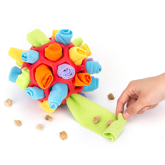Pet Dog Sniff & Snack Puzzle Ball Snuffle Ball