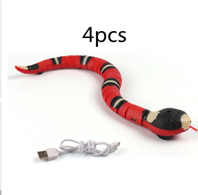 Smart Sensing Interactive Cat Toys Automatic Electronic Snake Pet