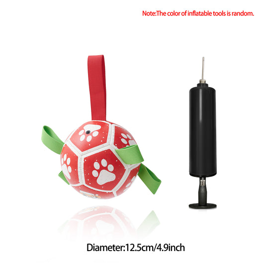 Interactive Dog Toys, Dog Soccer Ball With Straps, Dog Football