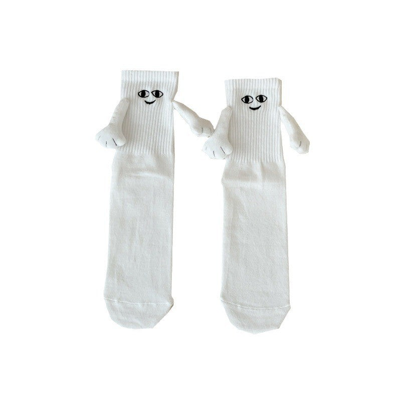 Magnetic Suction Hand In Hand Couple Socks Cartoon Lovely Sock