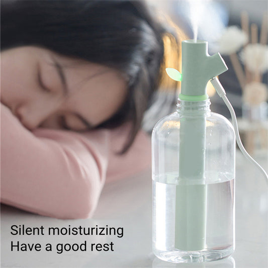 Mini Portable USB Air Humidifier Water Bottle Branch Ultrasonic