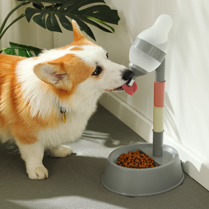 Pet Drinker Dog Bowl Feeding Cat Bowl Lick Ball Drinker