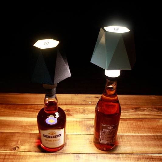 Bar Table Lamp Wine Bottle Lights Bistro Ambience Light Bedroom