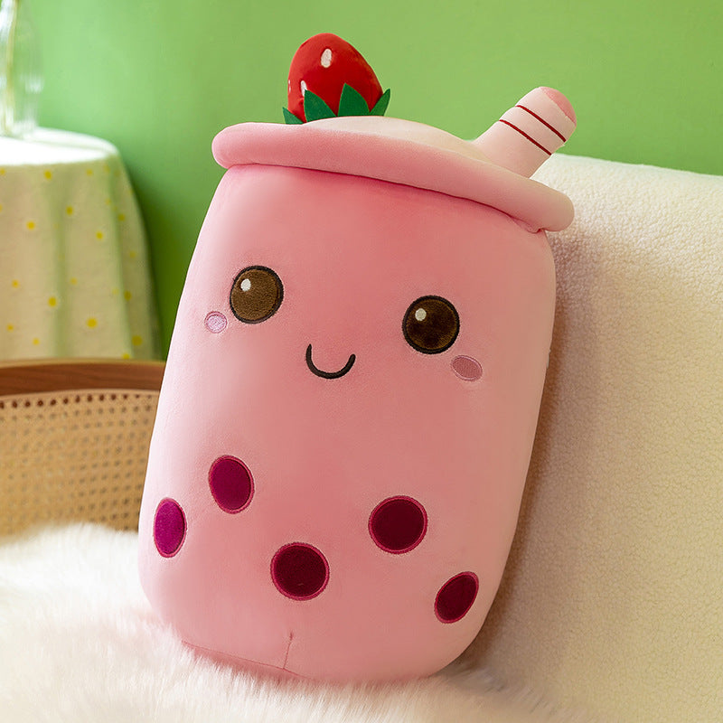 Fruit Milk Tea Cup Pillow Plush