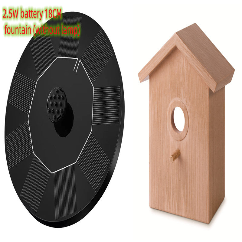 Solar Fountain Water Outdoor Garden Circular Floating