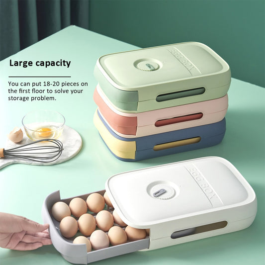 Egg Storage Box Kitchen Drawer Type Egg Storage Box