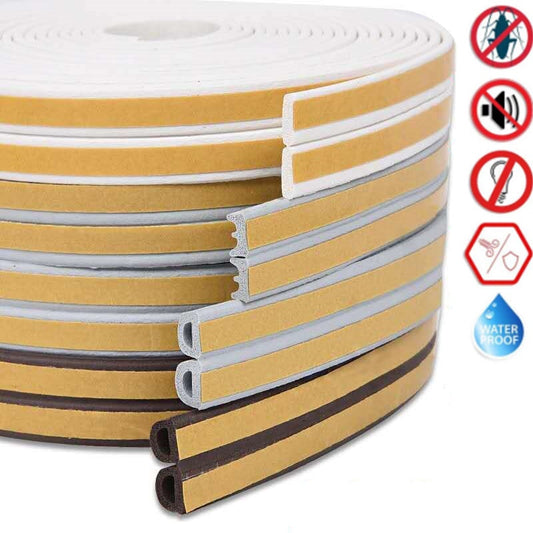 5 meters DIPE self-adhesive door and window sealing strip glass