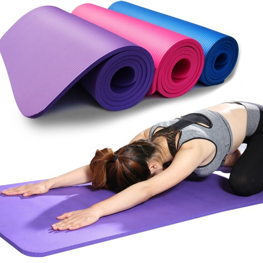 Yoga Mat Anti-skid Sports Fitness Mat Thick EVA Comfort Foam