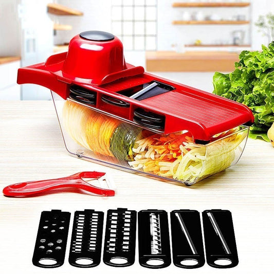 Vegetable Cutter With Steel Blade Slicer Peeler