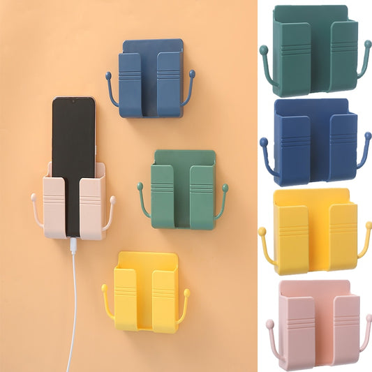 1 to 2 Pieces Self-Adhesive Wall Mount Phone Holder