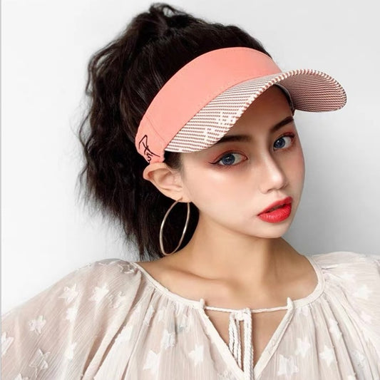 Hat Wig One Piece High Ponytail Short Curly Hair Set