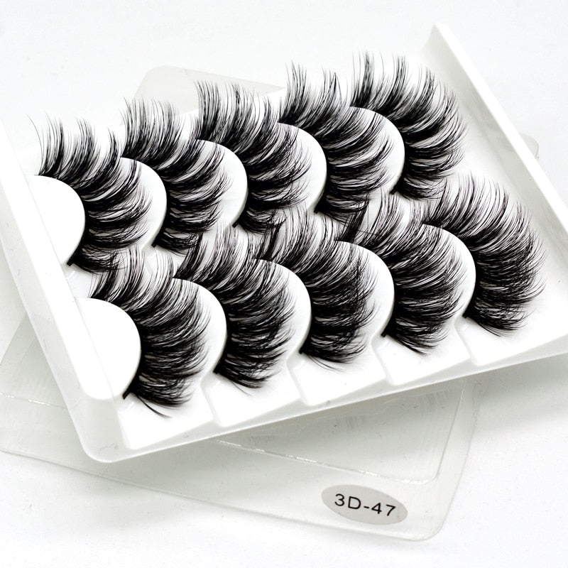 Beauty 3D Faux Mink Lashes Fluffy Soft Wispy