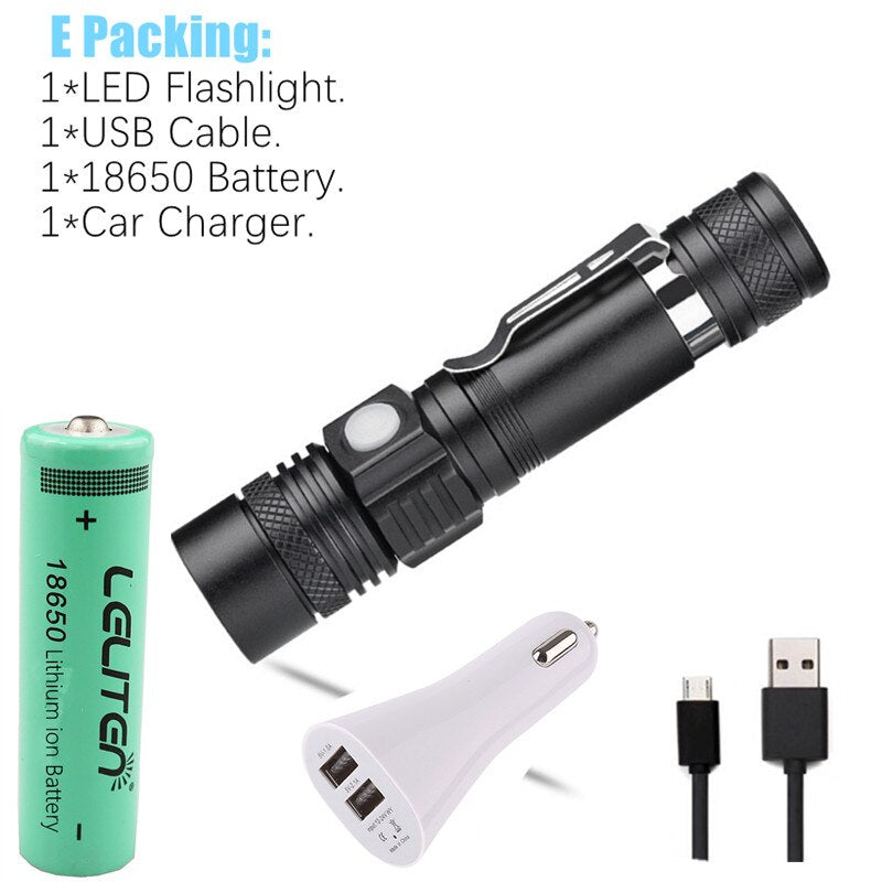 Portable mini XML-T6 L2 V6 Led Flashligh