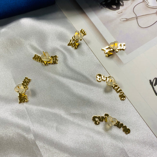 Custom Name Earrings Personalized Name