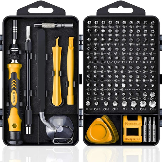 Computer Repair Kit 122 in 1 Magnetic Laptop Screwdriver Kit