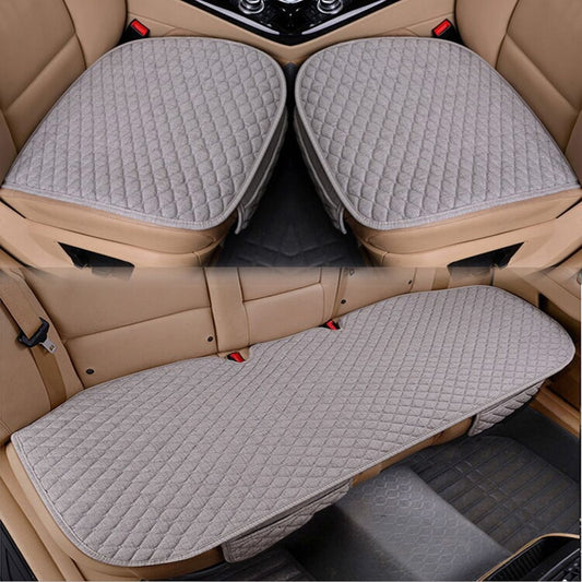 Flax Car Seat Cover Four Seasons Front Rear