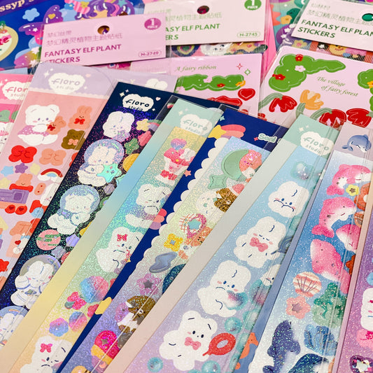 Full Set Series Decorative Stickers Idol Card Album