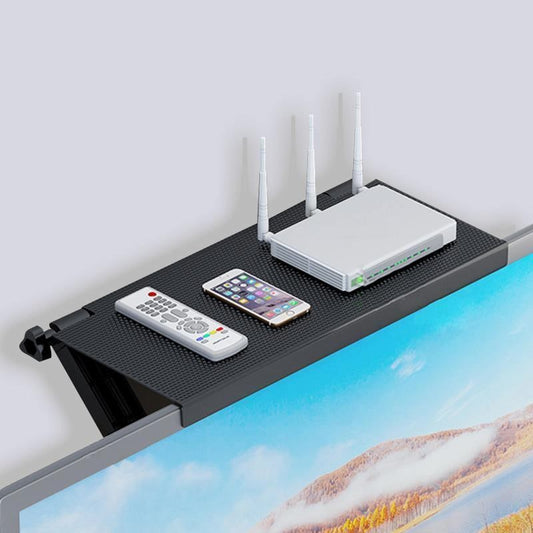 1Piece Adjustable TV Screen Top Storage Shelf Rack Holder
