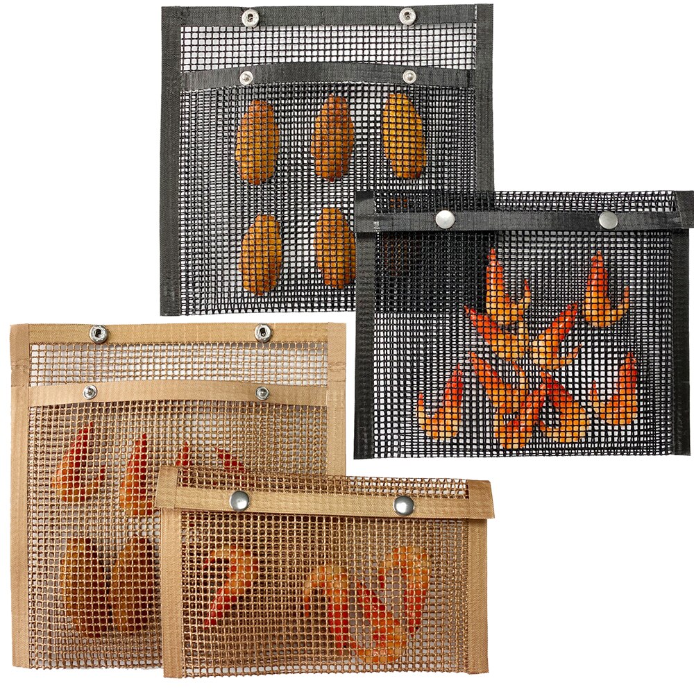 Non-Stick Mesh Grilling Bag Reusable BBQ Bags
