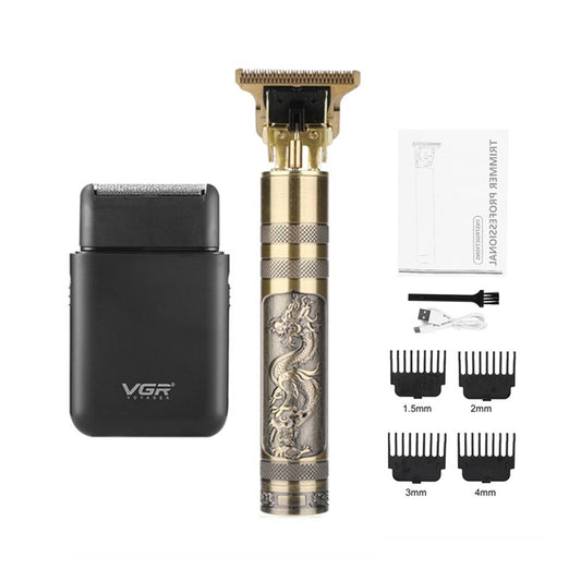 Professional Barber Hair Clipper Rechargeable Electric T-Outliner