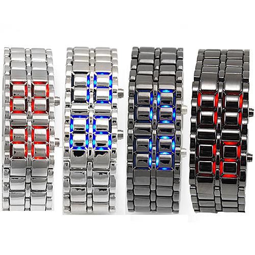 New Style Iron Samurai Metal Bracelet watch men