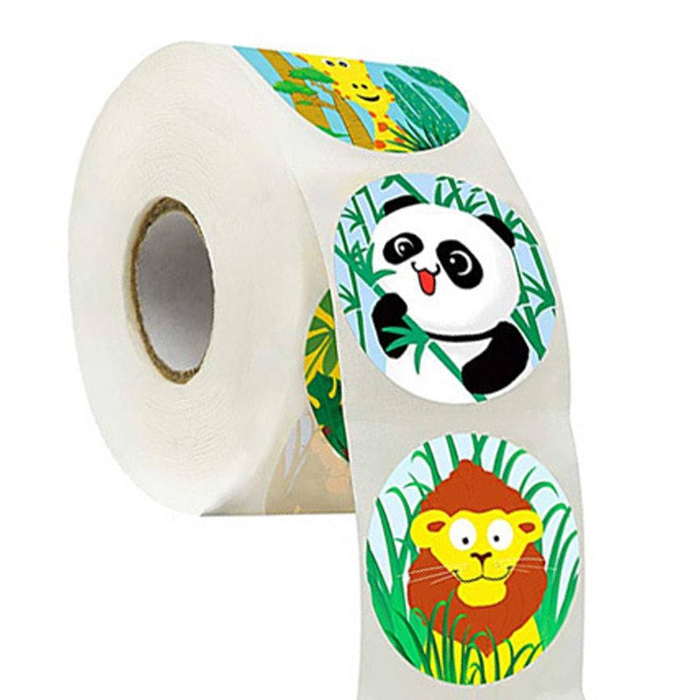 Cute Cartoon Starfish Stickers Children Reward Label