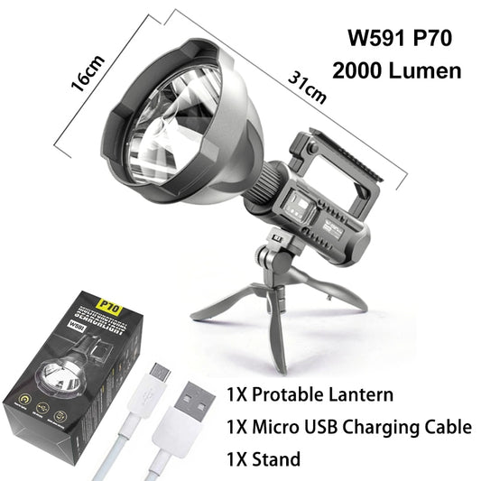 Strong Light Long-shot Flashlight Portable LED