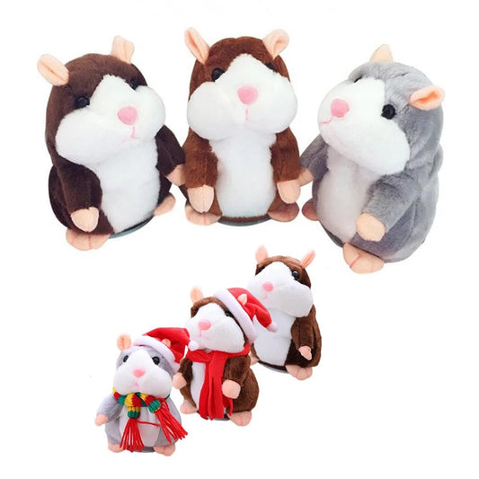Talking Hamster Falante Mouse Pet Plush Toy Cute Talking Sound