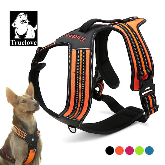 Sport Nylon Reflective No Pull Dog Harness