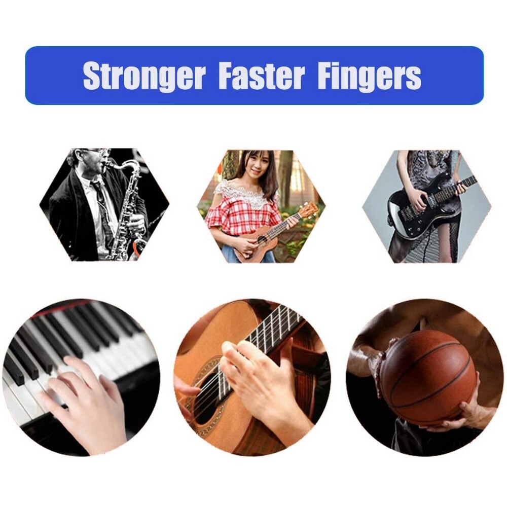 Hand Finger Exerciser Trainer Strengthener Hand Grip