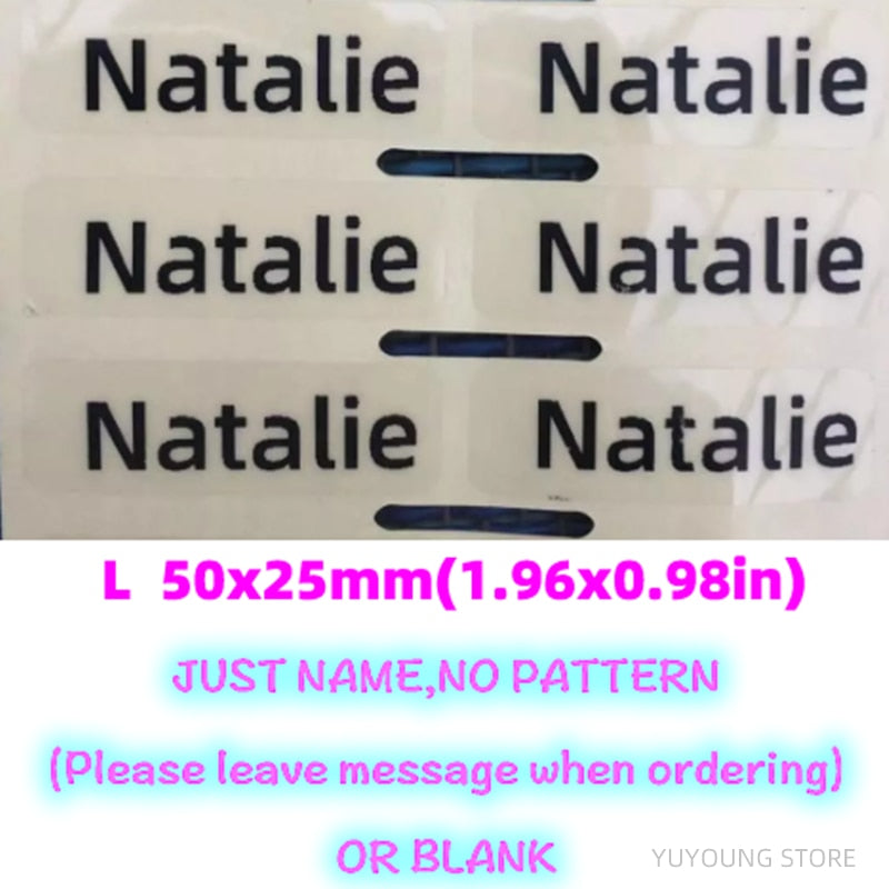 Name stickers Transparent Tag Sticker Customize