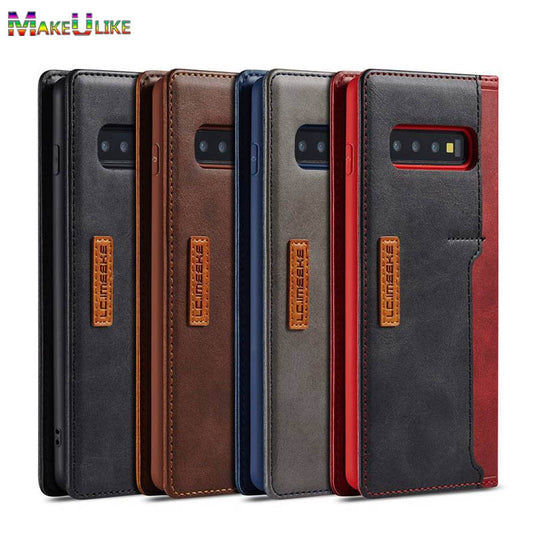 Book Flip Case Leather Magnetic Phone Cover