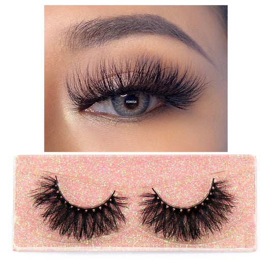 Beauty Makeup Eyelashes 3D Mink Lashes Fluffy Soft Wispy Natural Cross