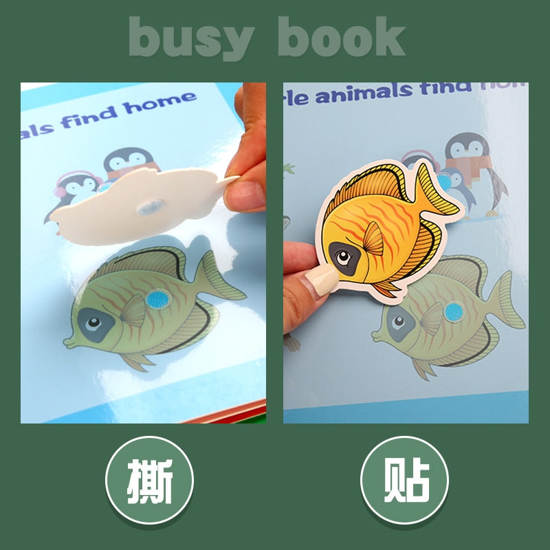 My First Busy Book Children Toys Baby Educational Quiet Book Activity