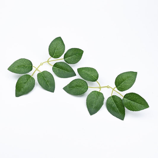 Silk Rose Leaves Christmas Decorations Artificial Plants