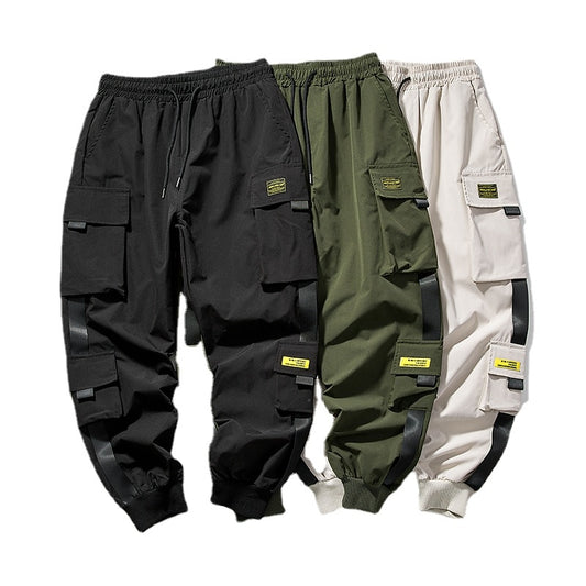 New Joggers Cargo Pants for Men Casual Hip Hop Pocket