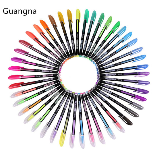 48 Color Set Glitter Sketch Drawing Color Pen