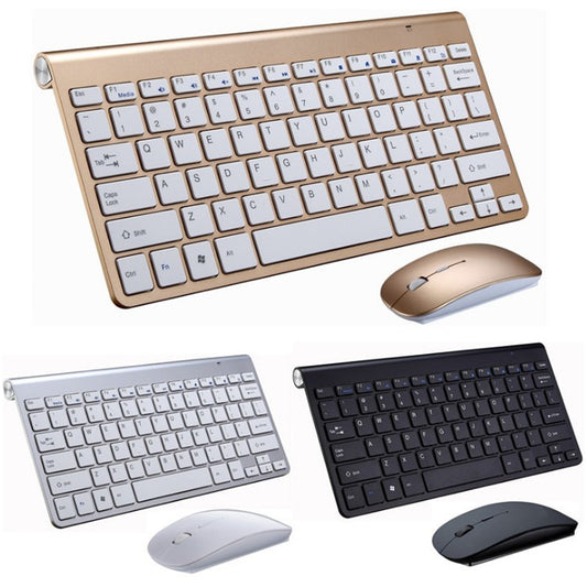 2.4G Wireless Keyboard and Mouse Protable Mini Keyboard Mouse Combo Set