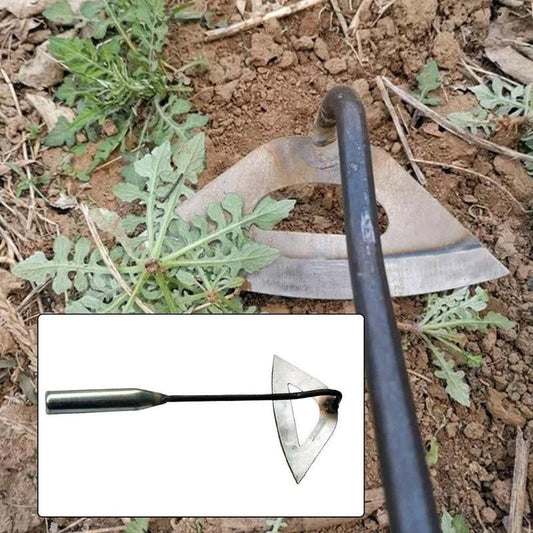 Hardened Hollow Hoe Handheld Gardening Weeding