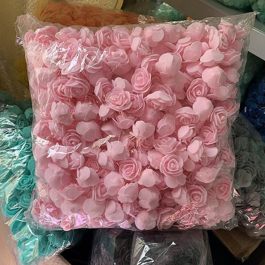 Foam Rose for Bear Artificial Flowers Diy Gifts Box