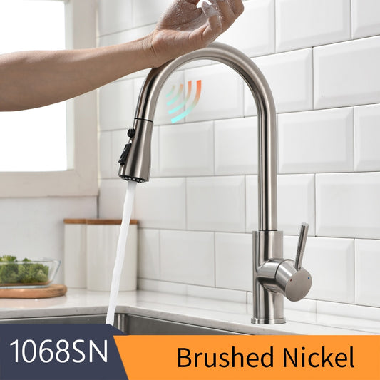 Smart Touch Kitchen Faucets Crane For Sensor Kitchen
