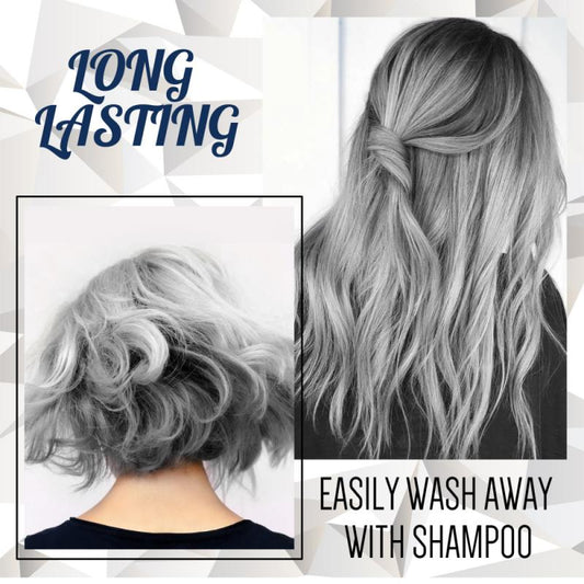 Beauty Smoky Gray Hair Dye Color Hair Wax