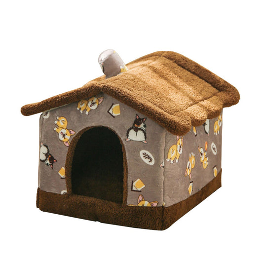 Foldable Warm Chihuahua Cat Basket Pet