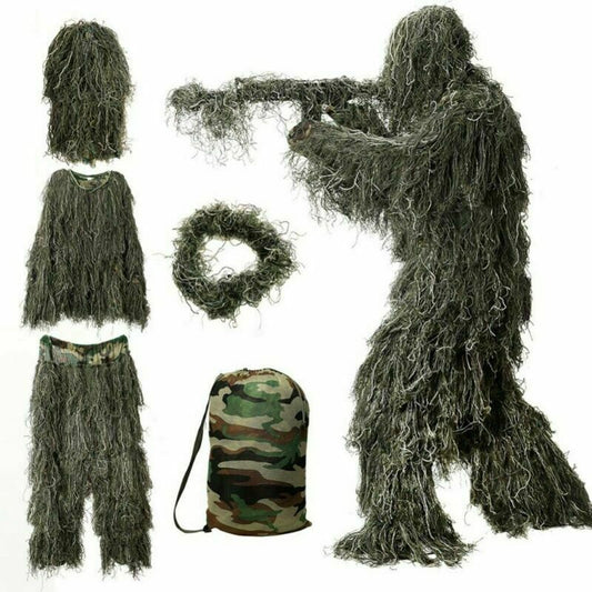 3D Hunting Ghillie Suit Sniper Birding Pretend Suit