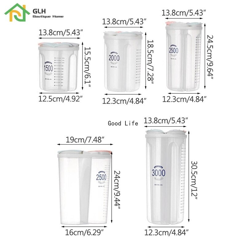 Kitchen food storage Cereal Dispenser Storage Box