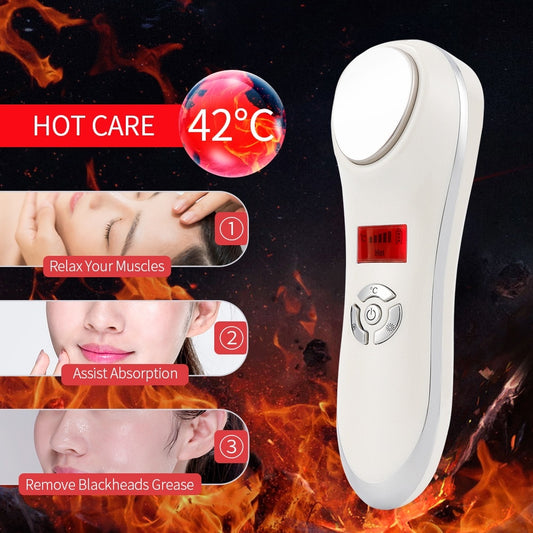 Beauty Beauty Hot Cold Instrument Skin Rejuvenation Massager