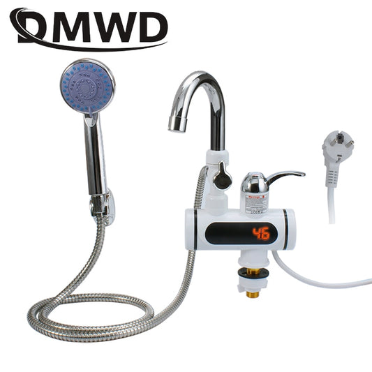 Temperature Display Instant Hot Water Heater Faucet